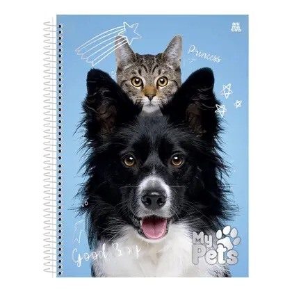 CADERNO 1X1 C.D. MY PETS